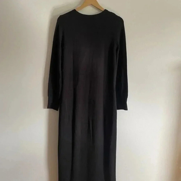French Connection Black Maxi Sweater Dress - Picture 13 of 15